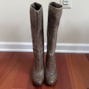 Luca Stefani Tall Boots in Mocha Brown